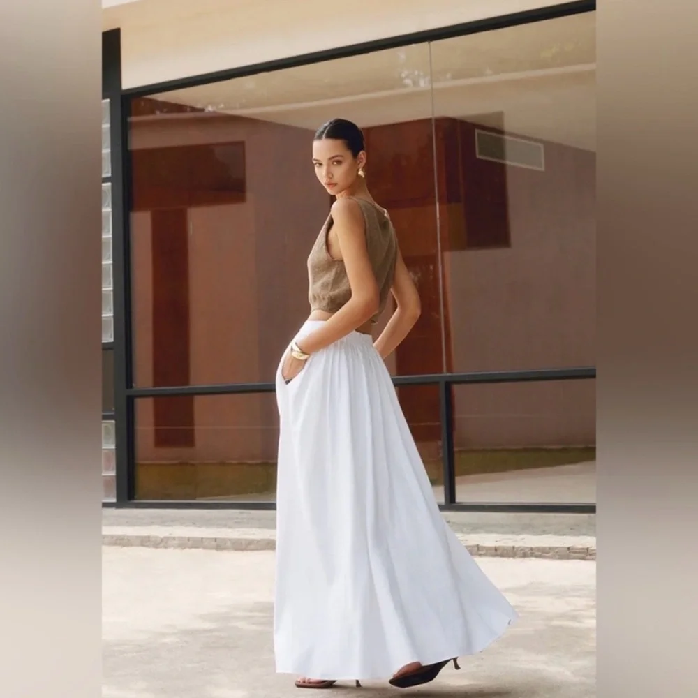 COMMENSE white maxi skirt - Picture 2 of 5